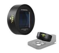 Freewell Objectif 1.55x Blue Anamorph Compatible avec iPhone à baïonnette 17mm et Samsung Objectif de Smartphone cinématographique avec qualité vidéo améliorée SCI FI Blue Spot