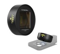 Freewell Objectif 1.55x Gold Anamorphic Compatible avec iPhone à baïonnette 17mm, Objectif Samsung Premium Smartphone Gold Spot et clarté vidéo améliorée