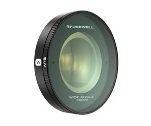 Freewell Objectif Grand Angle 18mm Compatible avec Les Coques Freewell Sherpa iPhone, Galaxy et la Cage Genius Rig (Compatible Uniquement avec Le Support d'objectif f)