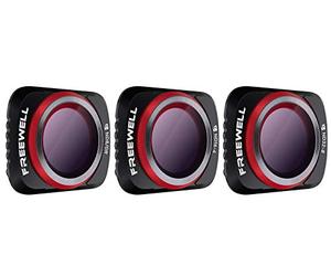 Freewell Paysage Caméra Dégradé ND Filtres Lens - Série 4K - 3Pack ND8-GR, ND16-4, ND32-8 Compatible avec Mavic Air 2 Drone