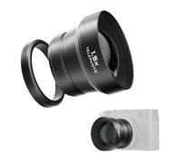 Freewell Téléobjectif 1.5X Compatible avec Fuji X100VI X100V, Zoom amélioré et Design léger (Noir)