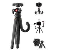 Freewell Vlogpod Trépied 3K avec support de téléphone, support de griffe et vis 6,35 mm - Compatible avec iPhone, appareil photo reflex numérique, caméras d'action, idéal pour les selfies de vlogging