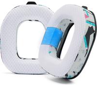Freeze A50 - Cooling Gel Replacement Ear Pads for Astro A50 Gen 4, Gen 5 and A50X Only, Made by Wicked Cushions 90's White