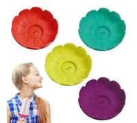 Freeze Pop Holders Lot de 4 supports en silicone réutilisables pour la maison, le camping, les voyages, les anniversaires, le temps chaud, la piscine, le jardin, les pique-niques, les filles