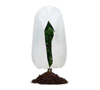 Freeze Protection Plant Cover - Garden Windproof Shield with Adjustable Drawstring Zipper for Outdoor Use | Breathable Frost Fabric, Greenhouse Raised Bed Sleeve, Tree Bush Rose Crop Citrus Fig Defens