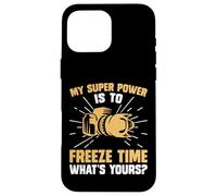 Freeze Time Adjust The Focus Coque pour iPhone 16 Pro Max