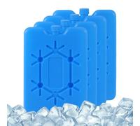 Freezer Ice Pack - 4-Piece Long Lasting Portable Food Ice Packs Reusable