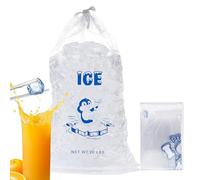 Freezer Ice Storage Bags - Portable Drawstring Frost Cube Bag, Low Temperature Resistant Pouches | Reusable Freezing Supply Bagpack, Compact Storages Solution For Ices Makers And Home Freezers