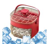 Freezer Ice Trays, Ice Tray, 6.69in Ergonomic Design with Handle, Portable & Easy Release, Reusable Molds for Home, Bar, Rv, Fridge, Cocktails, Outdoor, Camping, Travel, Beach, Pool