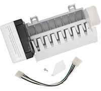 Freezer Icer Assembly Compatible with KSRS25RSMS01 KSRX25FNWH01 KSRG25FTSS00 - Replacement Part Ice Maker