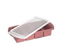 Freezer Molds, Silicone Soup Tray, 4-Cavity Easy Release Design, Reusable Kitchen Freezing Tool, Ice Mold Container for Home, Restaurant, Wine, Champagne, 11.81x5.12x2.2 inches