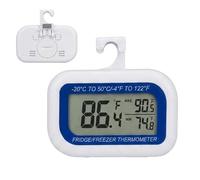 Freezer Temperature Gauge - LCD Temperature Monitor, Max Min Recording Thermometer, Magnetic Digital Climate Tracker, Easy Read Display Device | Kitchen Storage Monitoring, Restaurant Cold Area Manage