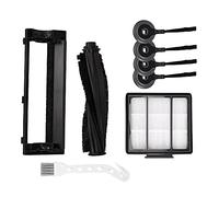 Frefgikty Brosses filtrantes pour Robot S87 R85 RV850 RV850BRN RV851WV RV850BRN Aspirateur Accessoires Noir+Blanc