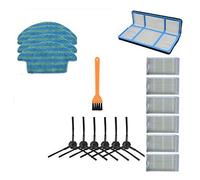 Frefgikty Lot de 18 pièces de rechange pour aspirateur robot V55 Pro