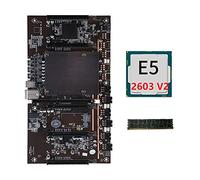 Frefgikty X79 H61 BTC Carte mère avec processeur E5 2603 V2 + mémoire RECC 4G DDR3 LGA 2011 DDR3 Support 3060 3080