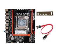 Frefgikty X99 (X99H) Kit carte mère de avec déflecteur + câble SATA LGA2011-V3 DDR3X4 ECC Server Memory Slot M.2 NVME PCI-E 3.0 X16 SATA3.0