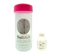 Freiblick Set de bain à lunettes « Klassik 1.2 » - Bain à secouer avec 50 ml de nettoyant spécial (rose)