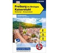 Freiburg Im Breisgau Kaiserstuhl Glottertal, Schauinsland, Nr. 25 Outdoorkarte Deutschland 1:35 000
