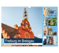 Freiburg im Breisgau. Malerische Stadt am Rande des Schwarzwaldes (Wandkalender 2026 DIN A3 quer), CALVENDO Monatskalender: Bei einem Bummel durch die ... Bauten der historischen Altstadt.