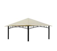 freigarten.de Toit de rechange pour tonnelle de 3 x 3 m - Sable antique - Imperméable - Matériau : panama en PVC, souple, 370 g/m², ultra résistant, modèle 3 (beige)