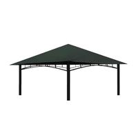 freigarten.de Toit de rechange pour tonnelle de 3 x 3 m - Sable antique - Imperméable - Matériau : panama en PVC, souple, 370 g/m², ultra résistant, modèle 3 (anthracite)