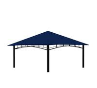 freigarten.de Toit de rechange pour tonnelle de 3 x 3 m - Sable antique - Imperméable - Matériau : panama en PVC, souple, 370 g/m², ultra résistant, modèle 3 (bleu marine)