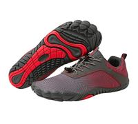 Freiluftkind Overland Chaussures Pieds Nus Hiver (Rouge/Taille EU 44) - la Chaussure Pieds Nus Parfaite pour Ton Aventure - Chaussure Pied Nu Hiver - Chaussure Barefoot Hiver