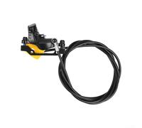Frein à disque à quatre pistons NUTT pour KuKirin G1Pro G2 G2Pro G2Max G2Master G3pro conçu pour une conduite agressive avec 160 mm avant et 140 mm arrière (arrière droit, noir et jaune)