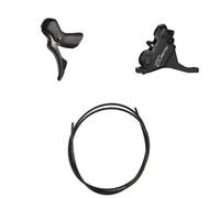 Shimano Cues St-u6030 2x Front Brake Argenté Black