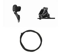 Shimano St-rx825-l Br-rx820-f 1000 Mm Brake Kit Argenté Black