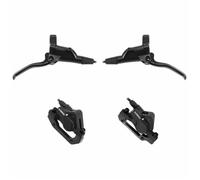 Frein a disque vtt hydraulique alhonga noir kit avant+ arriere sans disque (kit) - durite avant 800mm et arriere 1500mm