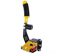 Frein à main en alliage d'aluminium pour Sim Racing 30 cm Compact (doré) | Technologie de capteur Hall, vibration, réaliste pour la sensation de dérive et le jeu, câble en nylon