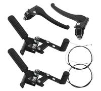Frein à Main pour Fauteuil Roulant Manuel, Verrouillage Rapide, Acier Abs | Paire de Pièces, Câbles et Verrou, Usage Maison ou Hôpital, pour Utilisateurs à Mobilité Réduite