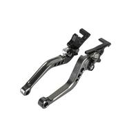 Frein à Main Universel Pour Moto 125cc - Poignées De Remplacement CNC À Double Disque 1 Paire Leviers Frein Et D'embrayage Universels(Titanium)
