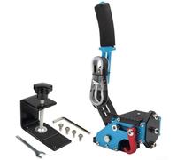 Frein à main USB compatible PC avec capteur Hall en aluminium de précision et support pour Assetto Corsa Dirt WRC ETS2 (bleu)