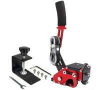 Frein à main USB pour PC pour simulateurs de course, résolution 16 bits, capteur Hall sans contact, tension réglable, construction en alliage d'aluminium (rouge)