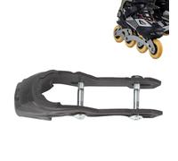 Frein à rouleaux pour patins - Frein de patins à roulettes, butées de patinage, freins de bloc de butées de patinage, longueur de 20 cm + raccord de support universel, composé de caoutchouc robuste de