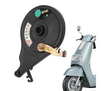 Frein à tambour arrière moto, groupe de frein à bande arrière,Remplacement automobile en aluminium | Pièces de scooter de suivi intégrées épaisses pour améliorer la performance