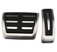 frein Accélérateur Couverture Pour A4 B8 Pour A6 Pour A7 Pour A8 S4 RS4 Pour A5 S5 RS5 8T Pour Q5 SQ5 8R Couvre-pédale Frein/accélérateur Repose-pédale Coussinet Acier Inoxydable(AT)