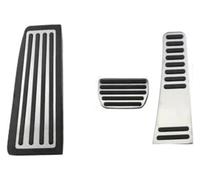 frein Accélérateur Couverture Pour Volvo Pour XC60 Pour XC90 Pour S90 Pour V90 Repose-pieds Pédales D'accélérateur Et De Frein En Acier Inoxydable Avec Revêtement Antidérapant(XC60 2018-2024 3PCS)