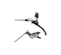 Frein arriere hope tech4 v4 noir argent durite tresse aviation