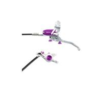 Frein arriere hope tech4 x2 argent violet durite standard