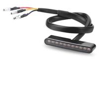 Frein Arrière Lampe Mini Feu Arrière 5/11Led Feu Stop Arrière 12V Moto Feu Arrière Haute Faible Luminosité pour Moto