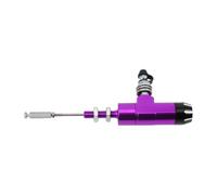 Frein arrière Maître-Cylindre Système universel de tige de maître-cylindre de frein d'embrayage hydraulique de moto adapté pour Yamaha Maître cylindre frein avant(PURPLE)