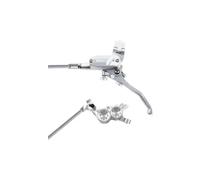 Frein avant hope tech4 v4 argent durite tresse aviation