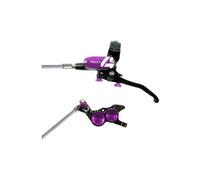 Frein avant hope tech4 v4 noir violet durite tresse aviation