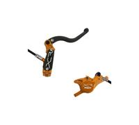 Frein avant hope xcr pro x2 orange durite noire