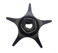 Frein cinq étoiles en fibre de carbone 56 mm avec son intégré pour moulinet DAIWA pour KTF compatible avec les modèles Forsteez Air TW et Forsteez A TW (noir)