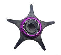Frein cinq étoiles en fibre de carbone 56 mm avec son intégré pour moulinet DAIWA pour KTF compatible avec les modèles Forsteez Air TW et Forsteez A TW (violet)