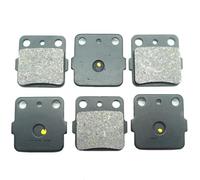 Frein Compatible Avec YAMAHA Pour YFM350RSE Pour Raptor 350 SE 2005 2006 Pour YFM35X Pour Warrior 2004 Accessoires Moto Plaquettes De Frein Avant Et Arrière(Front Rear Pads)